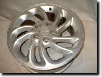 10-Spoke Directional Painted Aluminum Wheel (Option 64J, Standard on LSC)